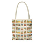 WA Stamp Pattern Tote Bag