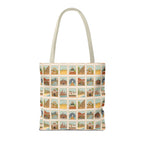 WA Stamp Pattern Tote Bag